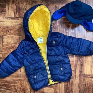 Toddler boys puffer jacket, winter coat, mayoral, 18 months